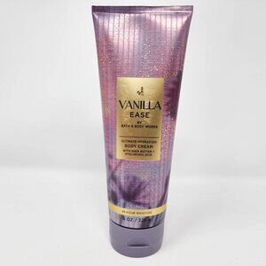 New Bath & Body Works Vanilla Ease 8oz Ultimate Hydration Body Cream Shea Lotion
